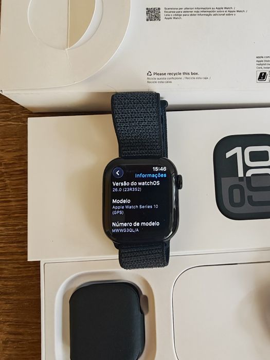 Apple Watch Serie 10 42MM JetBlack GPS C/Garantia Aceito Retomas