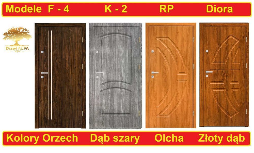 Drzwi z montażem wejściowe wewnętrzne wyciszone