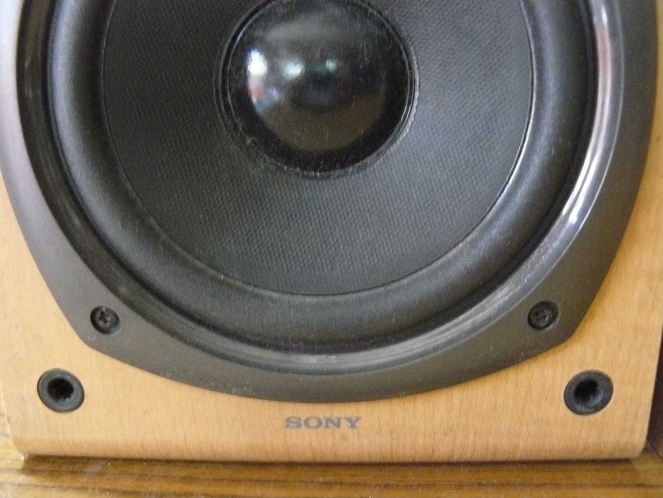Kolumny Sony przewody 6 ohm maskownice