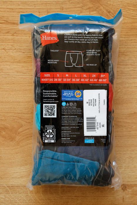 10 x bokserki hanes rozm.m