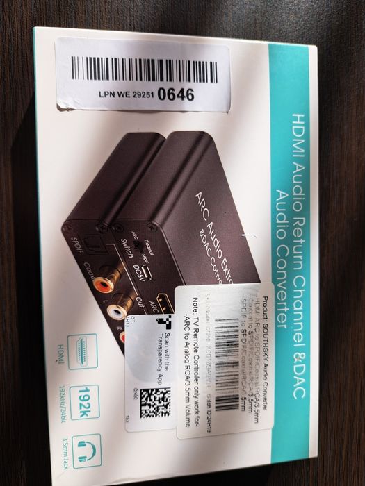 Przetwornik cyfrowo-analogowy Konwenter audio HDMI