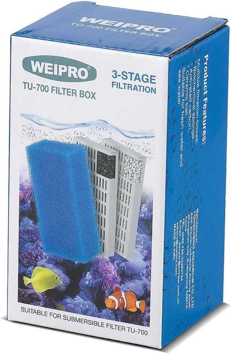 Materiały filtracyjne zamienne do filtra wewnętrznego do akwarium TU-700 UV, w tym gąbka filtracyjna węgiel aktywny i ceramiczne cząstki pierścieniowe