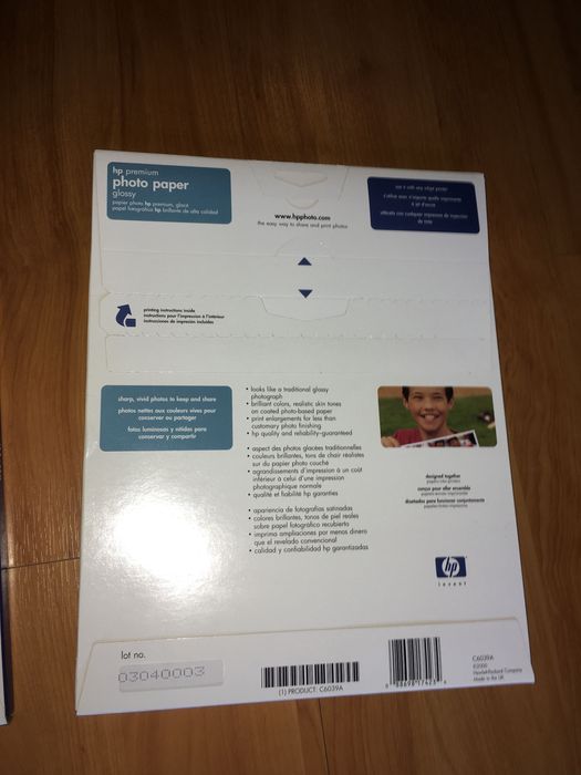 Papel de fotografia HP