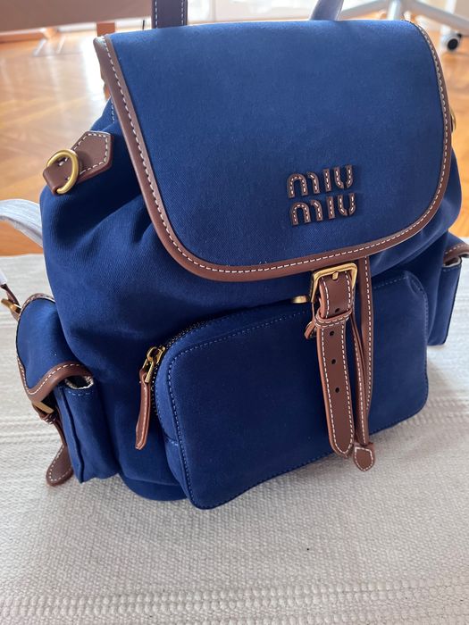 Granatowy plecak miu miu