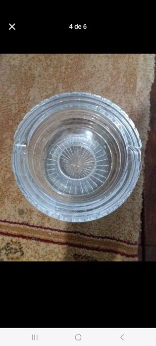 Cinzeiros Cristal Vista Alegre Atlantis novos, nunca usados