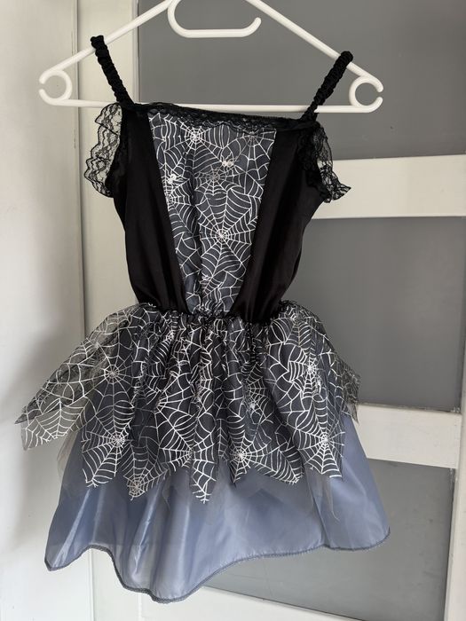 Nowa sukienka przebranie Pająk / Pajęczyca r. 104 – Halloween