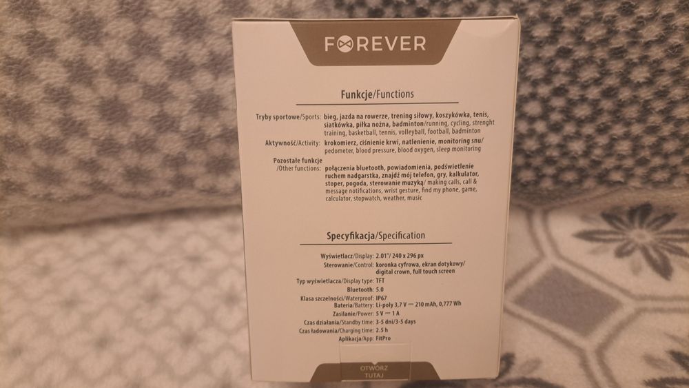 Nowy Smartwatch firmy Forever Sw-117