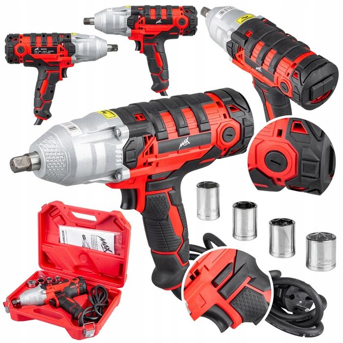 Klucz Udarowy Elektryczny Sieciowy Do Kół 230v Nie Pneumatyczny 1/2"na