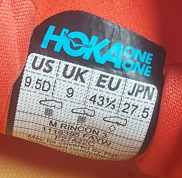 Кроссовки бігові HOKA M RINCON 3 оригінал



Розмір по бірці:
 Us 9.5