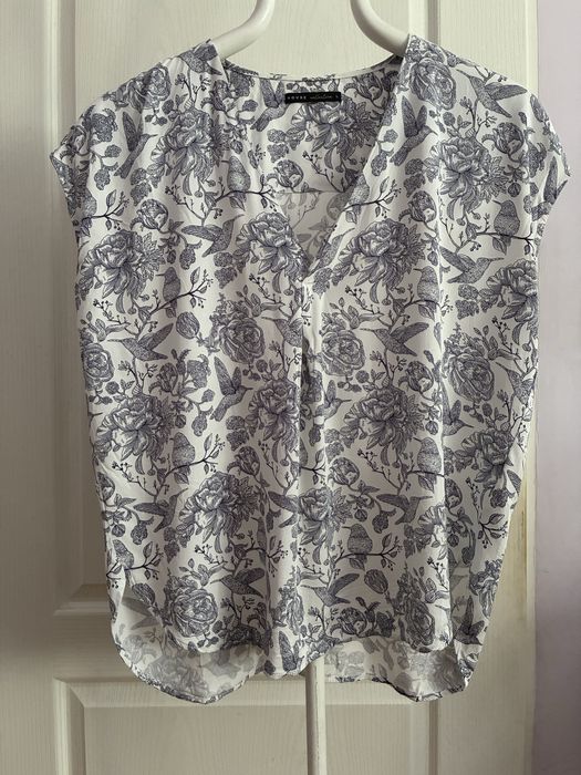 Bluzka ptaki i kwiaty XL 42/44 House wiskoza