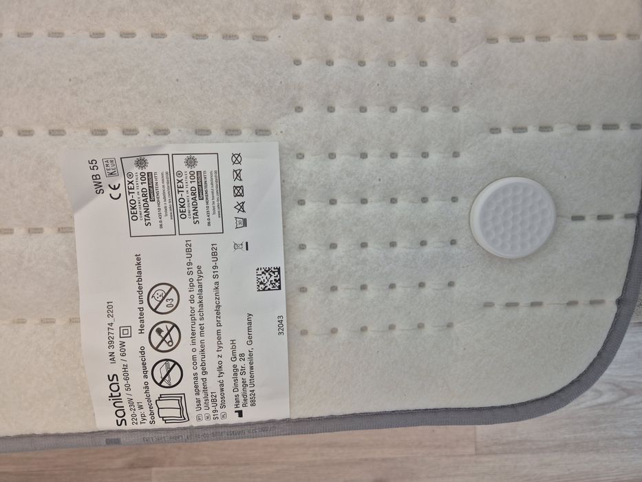 Sobrecolchão aquecido (elétrico)