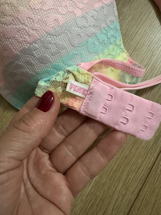 Яскравий та ніжний комплект білизни pink (victoria's secret)