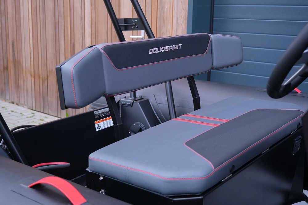 RIB Aluminium AquaSpirit S450 BLACK and RED