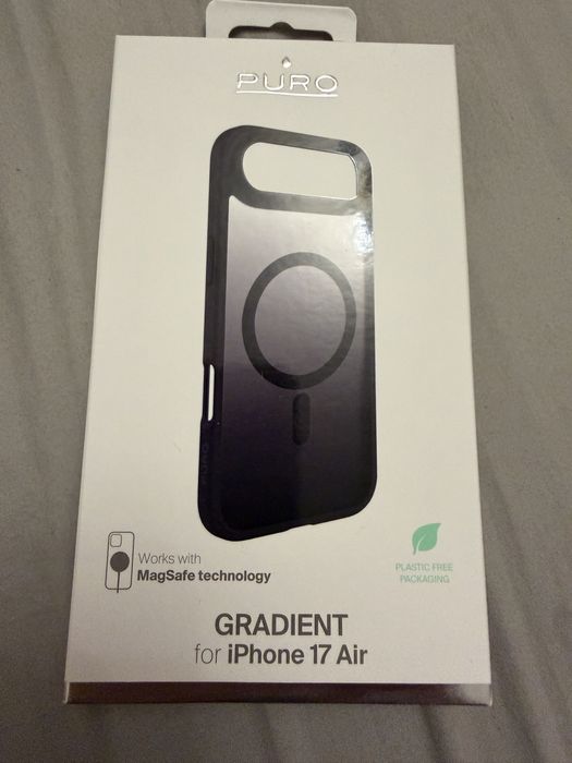 Etui PURO Gradient do iPhone 17 Air - MagSafe Technology plus 2 nowe szkła hartowane - NOWE