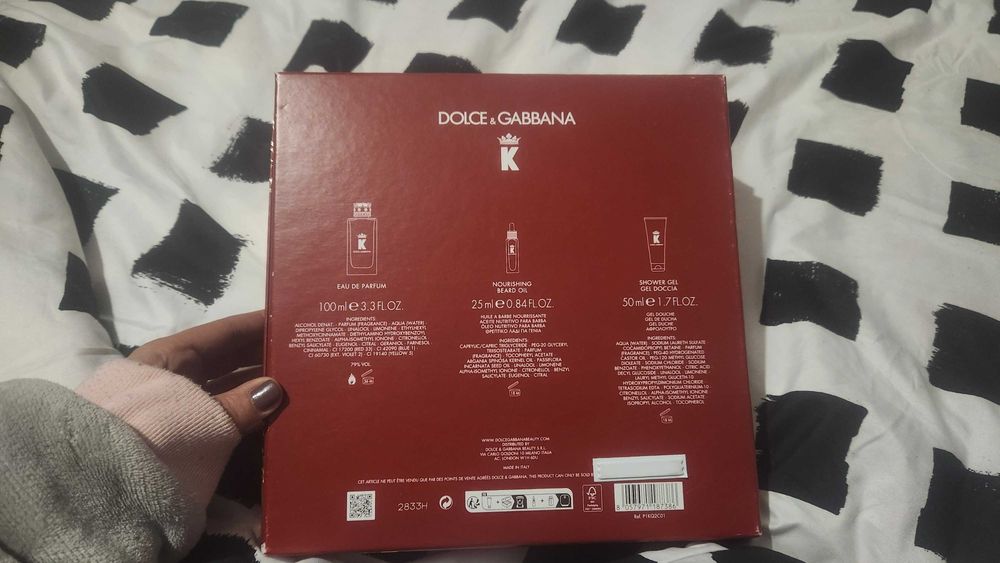 Dolce Gabbana original de Homem coffret