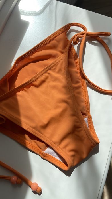 Pomarańczowy strój kąpielowy bikini rozmiar S