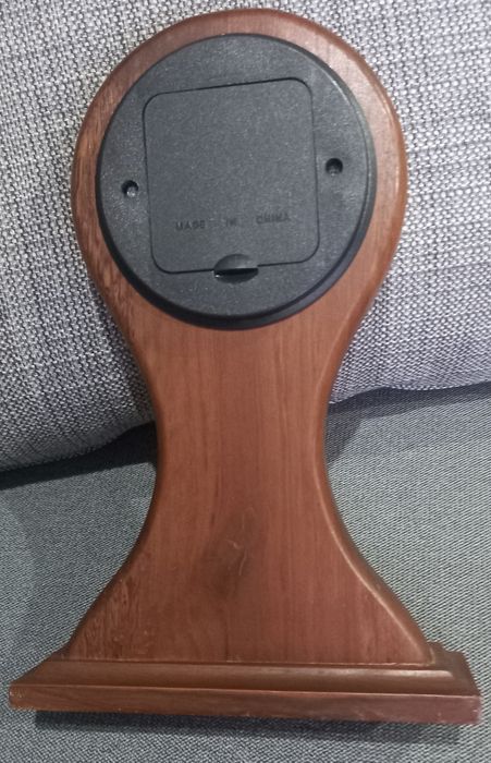 Relógio vintage de mesa, com alarme, quartzo, marca Vidal