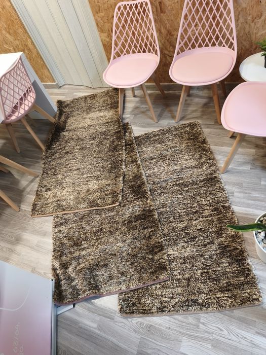 Conjunto 3 tapetes usados 158x83cm