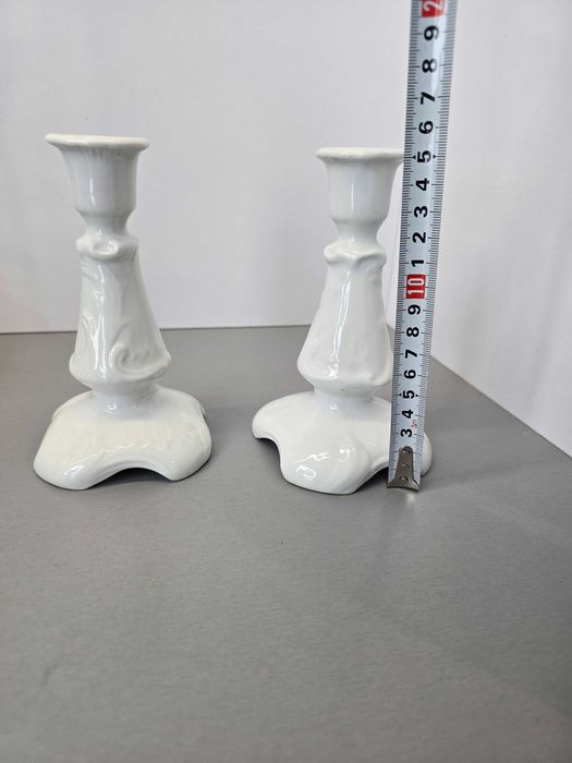 Świeczniki porcelanowe Rococo Ćmielów?