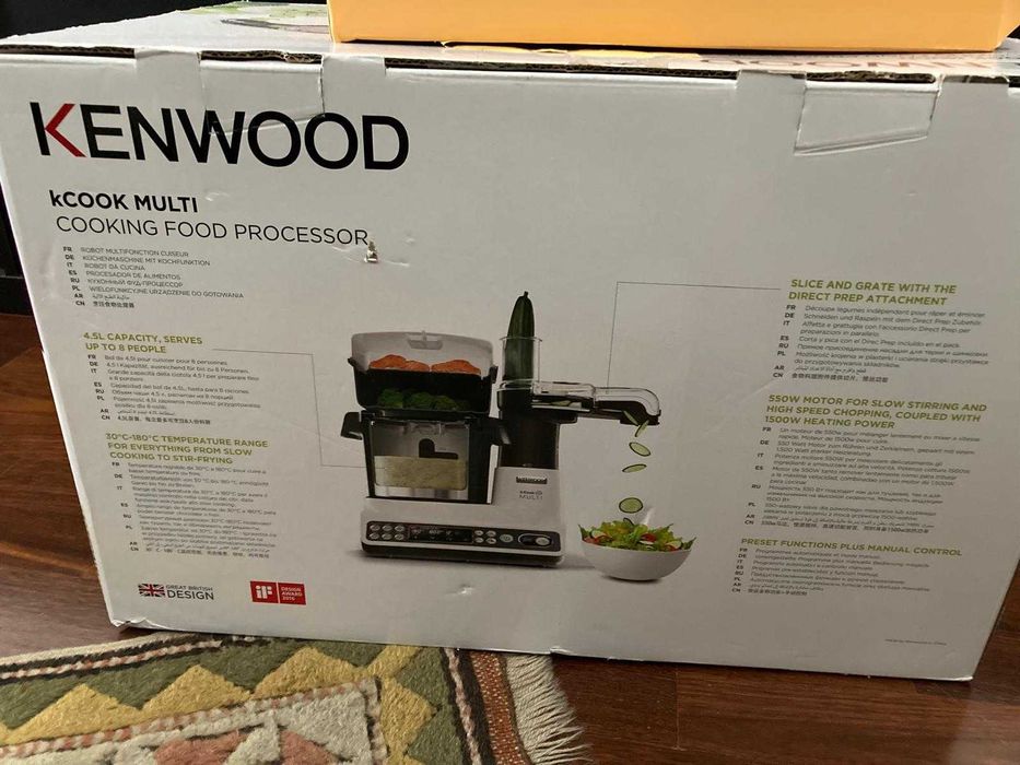 KENWOOD Robot kCook-Multi (corte, cozinha e frita 180º) pouco usado