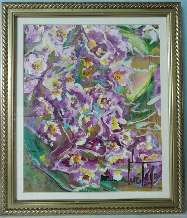 Pintura acrílica sobre tela original