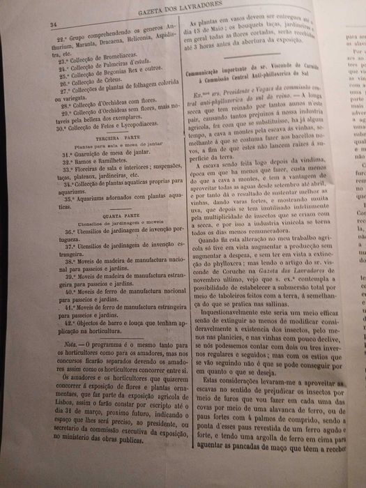 Gazeta dos Lavradores, Março de 1883