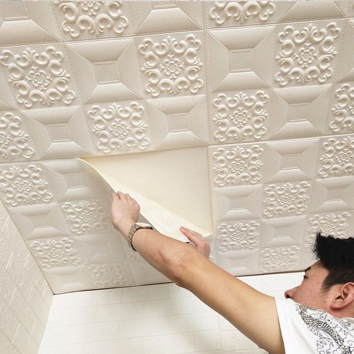 Панелі самоклеючі 77×70×0.4 пвх стін панели стеновые ремонт декор дому