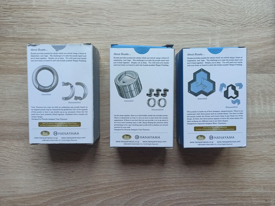 3 puzzle Hanayama