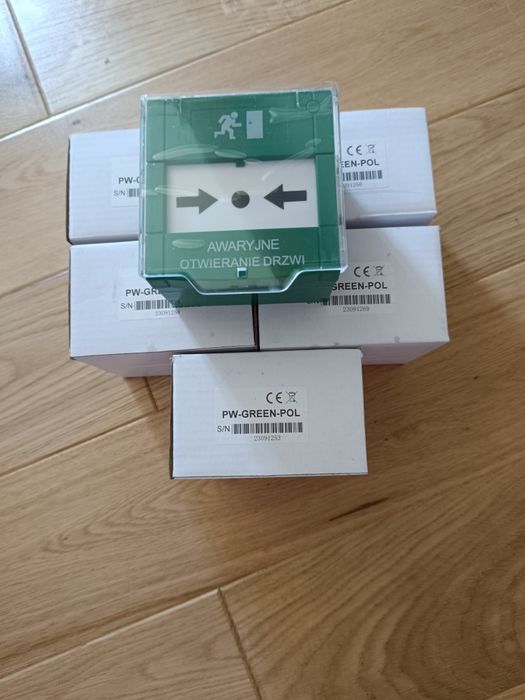 Przycisk Ewakuacyjny PW-GREEN-POL 5szt.