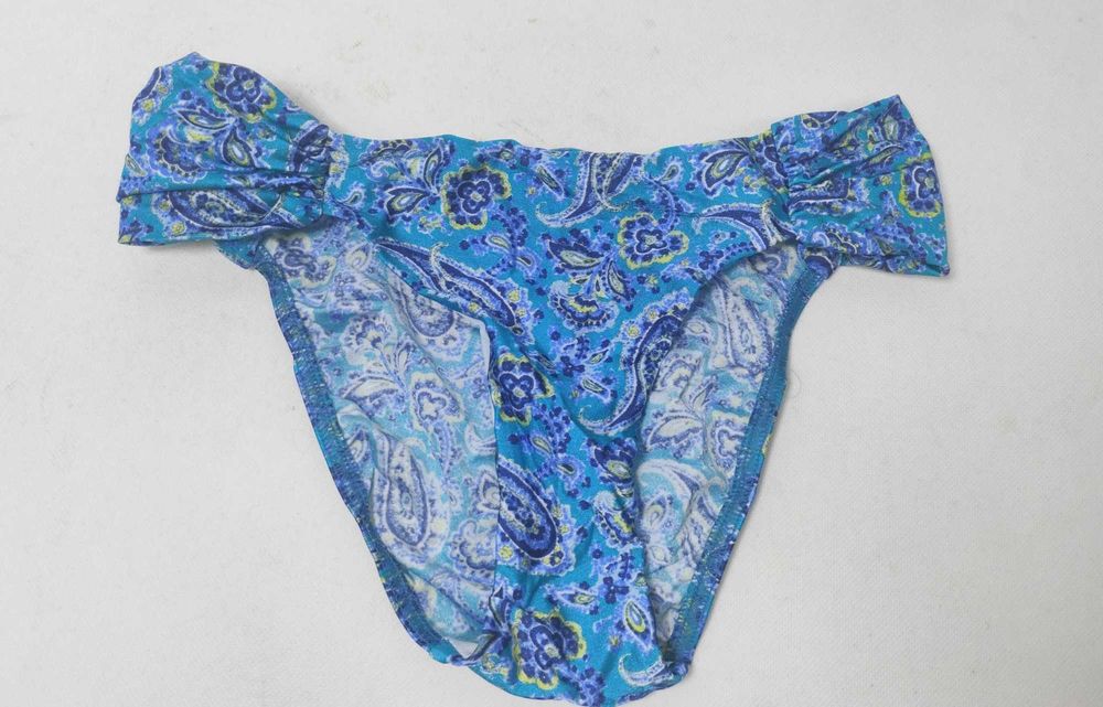 Majtki kąpielowe 44 turkusowe dół od stroju bikini STD0146A LA REDOUTE