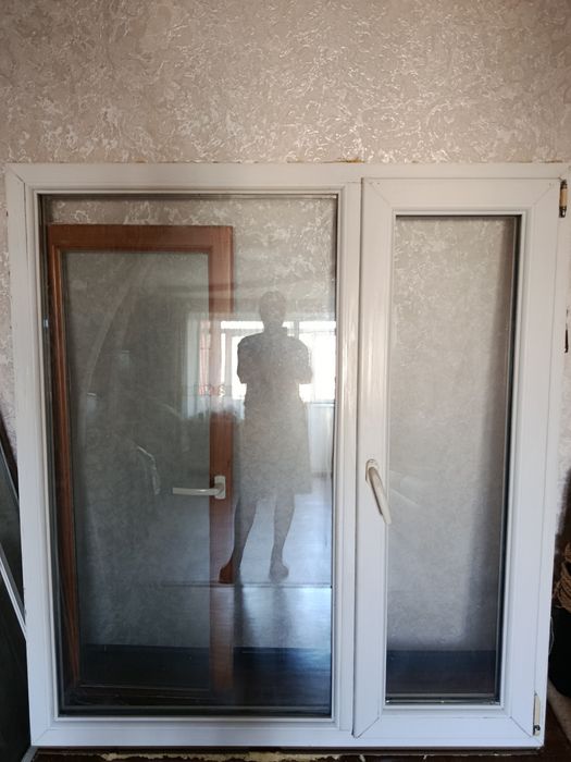 Вікно б/у металопластикове 1,31х1,44