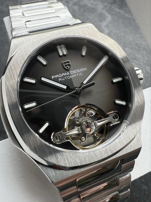 Механічний Pagani Design PD-YS025 Automatic | Sapphire | Open Heart Часы мужские механические