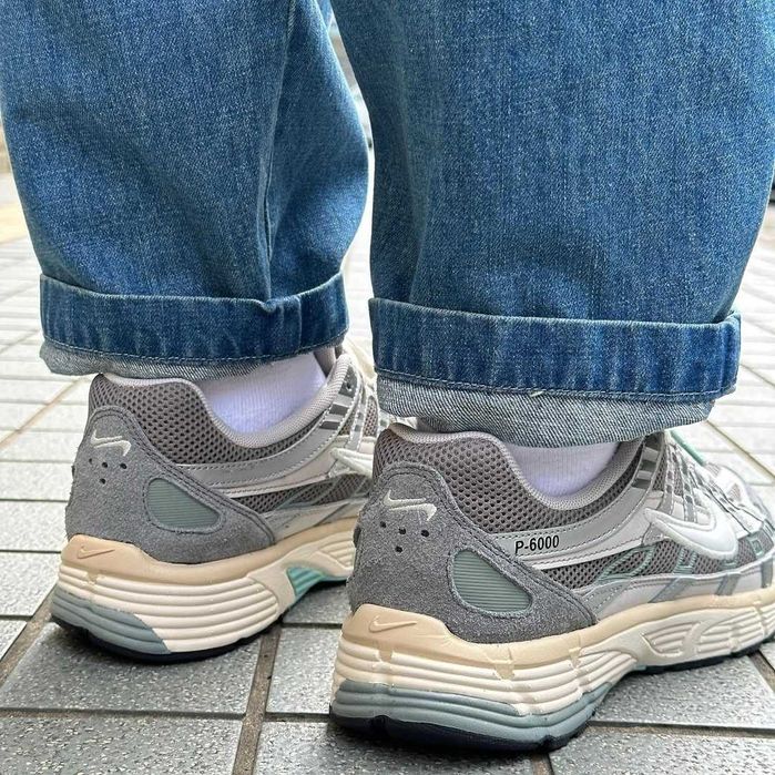 Кроссовки Мужские Nike P6000 Grey Beige Green/Кросівки Чоловічі Найк