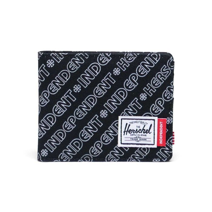Herschel portfel poliester czarny TRADE MARK INDEPENDENT WALLET