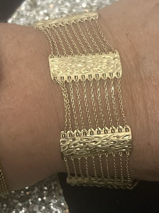 Cudna bransoletka zloto 585