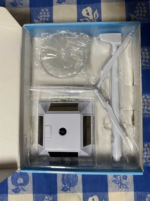 Fyearfly Mini moinho de vento de energia solar