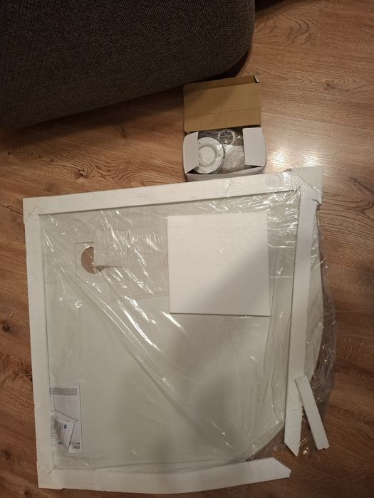 Niski brodzik prysznicowy 90x90x2.6 cm + Syfon | Okazja!