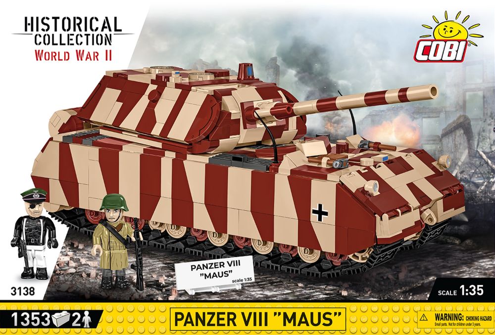 Czołg Panzer VIII Maus klocki COBI 3138