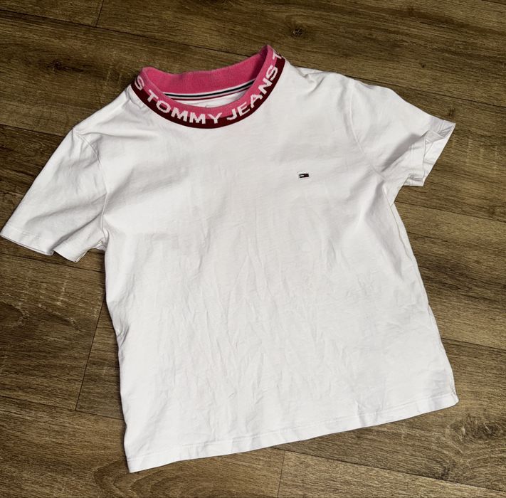 Tommy Hilfiger Jeans оригинал белая футболка томи,томми,Хилфигер