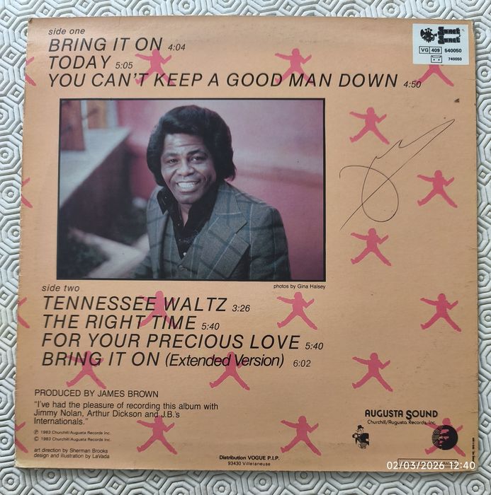 James Brown - Bring It On LP