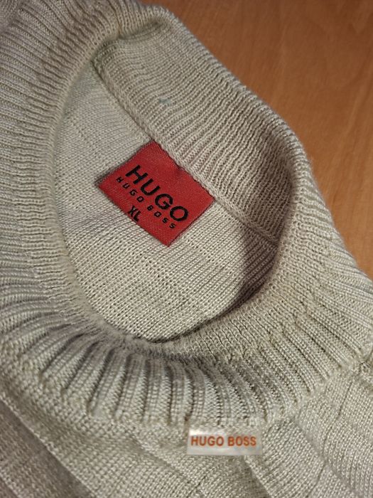 HUGO BOSS  bluza sweter męski wełna