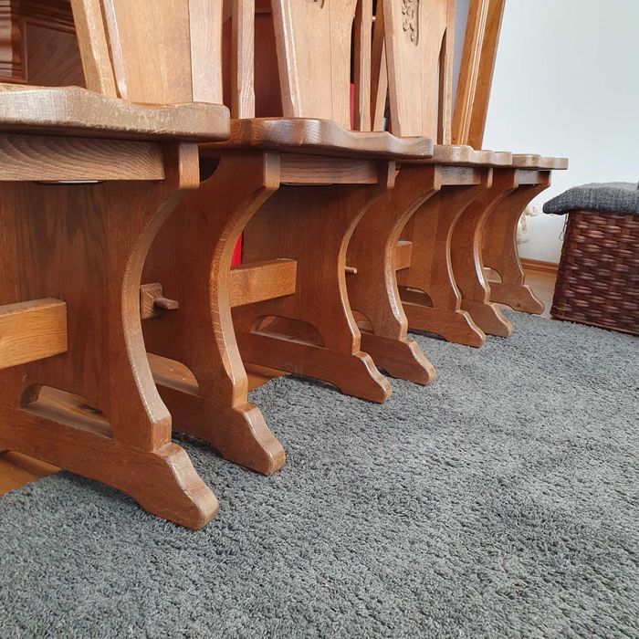 Стілець крісло дубове масив 4шт