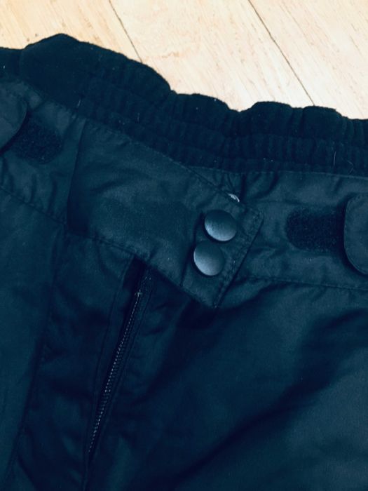 Cieple spodnie meskie zimowe czarne Crivit Thinsulate narty, snowboard