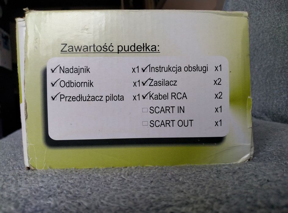 Wideo sender transmiter Audio Wideo