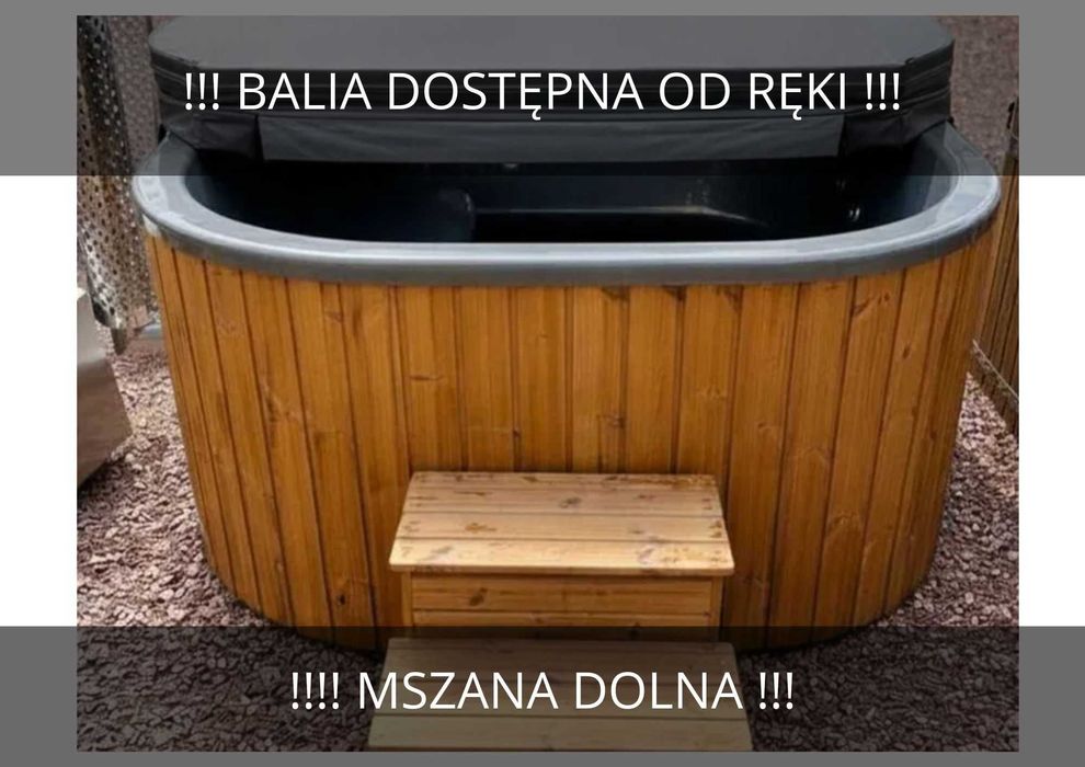 Balia Ogrodowa Kwadratowa 8 osób DOSTĘPNA OD RĘKI !!
