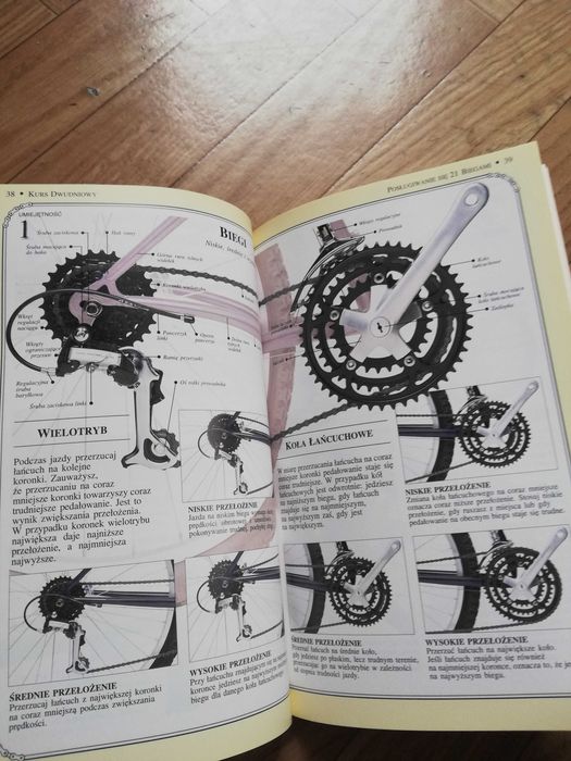 ksiazka: ,,Nauka jazdy na rowerze gorskim"