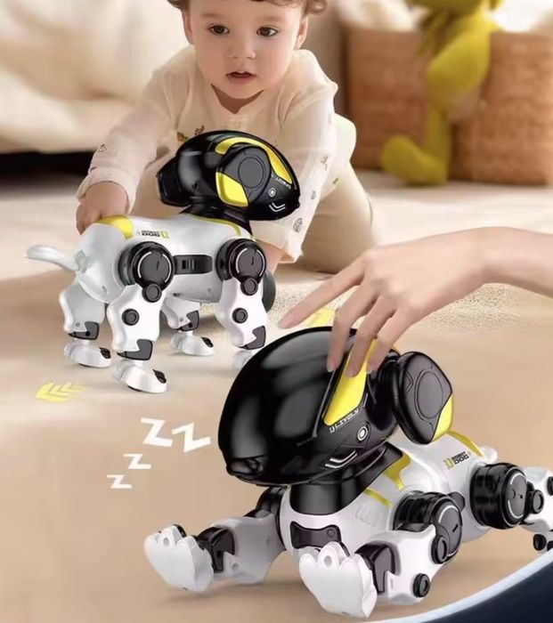 Розумний собака-робот з пультом управління та голосовими командами