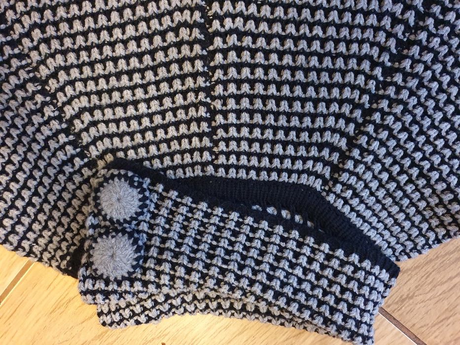 Bezrękawnik damski M sweter z krótkim rękawem