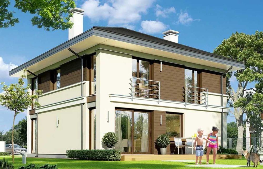 Zlece budowe dwoch domow Projekt Tytan - okolice Piaseczna