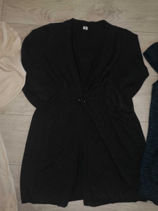 Zestaw tunika sweter golf ciąża do karmienia S